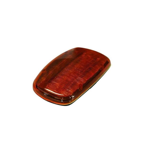 Larson Electronics SL-M-A 18 LED Battery Powered Strobe Light; Dual Magnetic Base; Continuous or Strobe Output - Amber